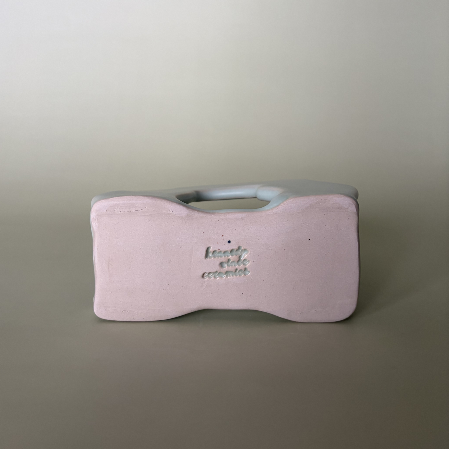 Wavy Napkin Holder in Lichen