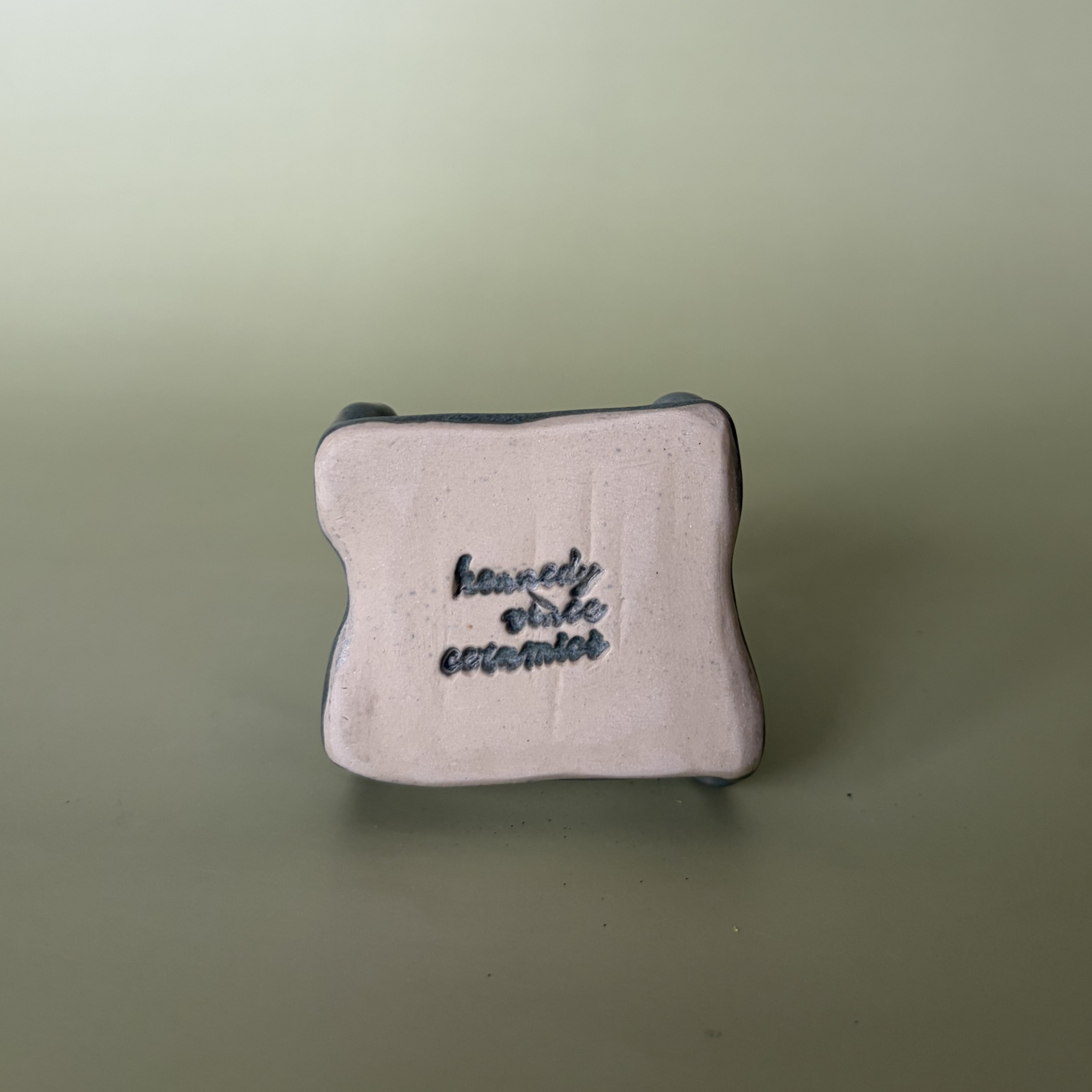 Wavy Sponge Holder in Storm