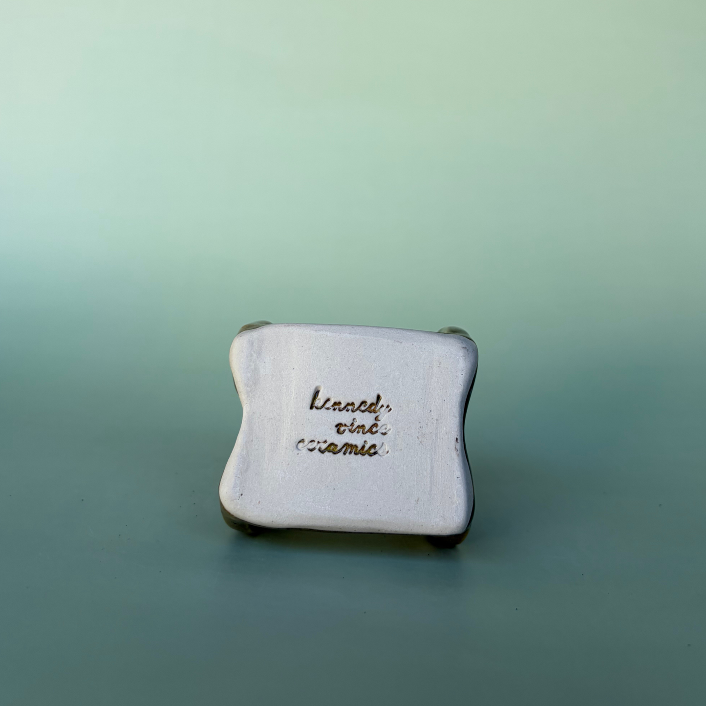 Wavy Sponge Holder in Capers (3)
