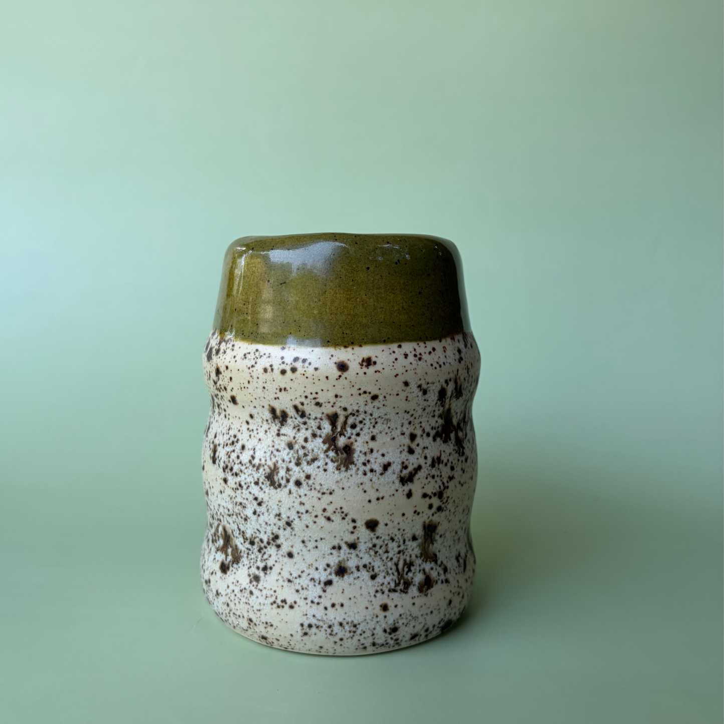 Wavy To-Go Cup in Capers + Appaloosa