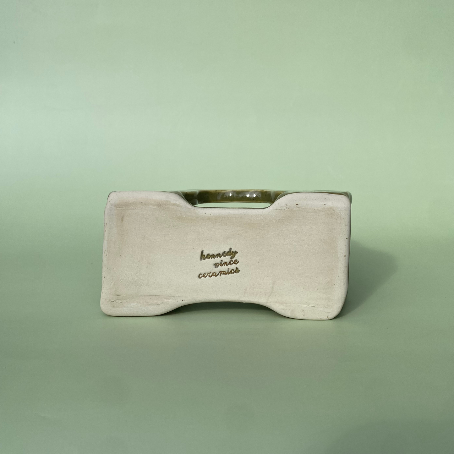Wavy Napkin Holder in Capers (3)