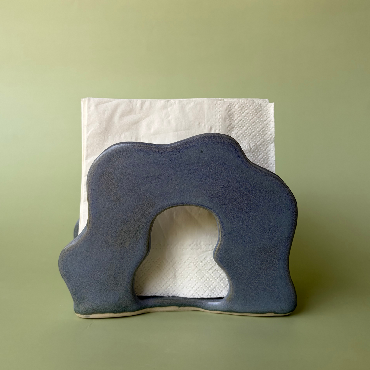 Wavy Napkin Holder in Storm (1)