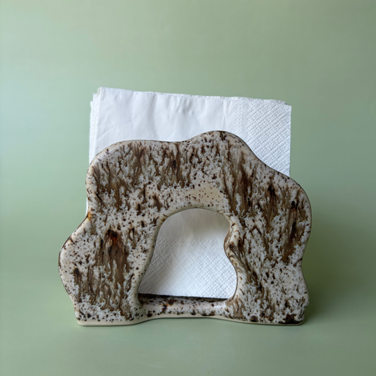 Wavy Napkin Holder in Appaloosa