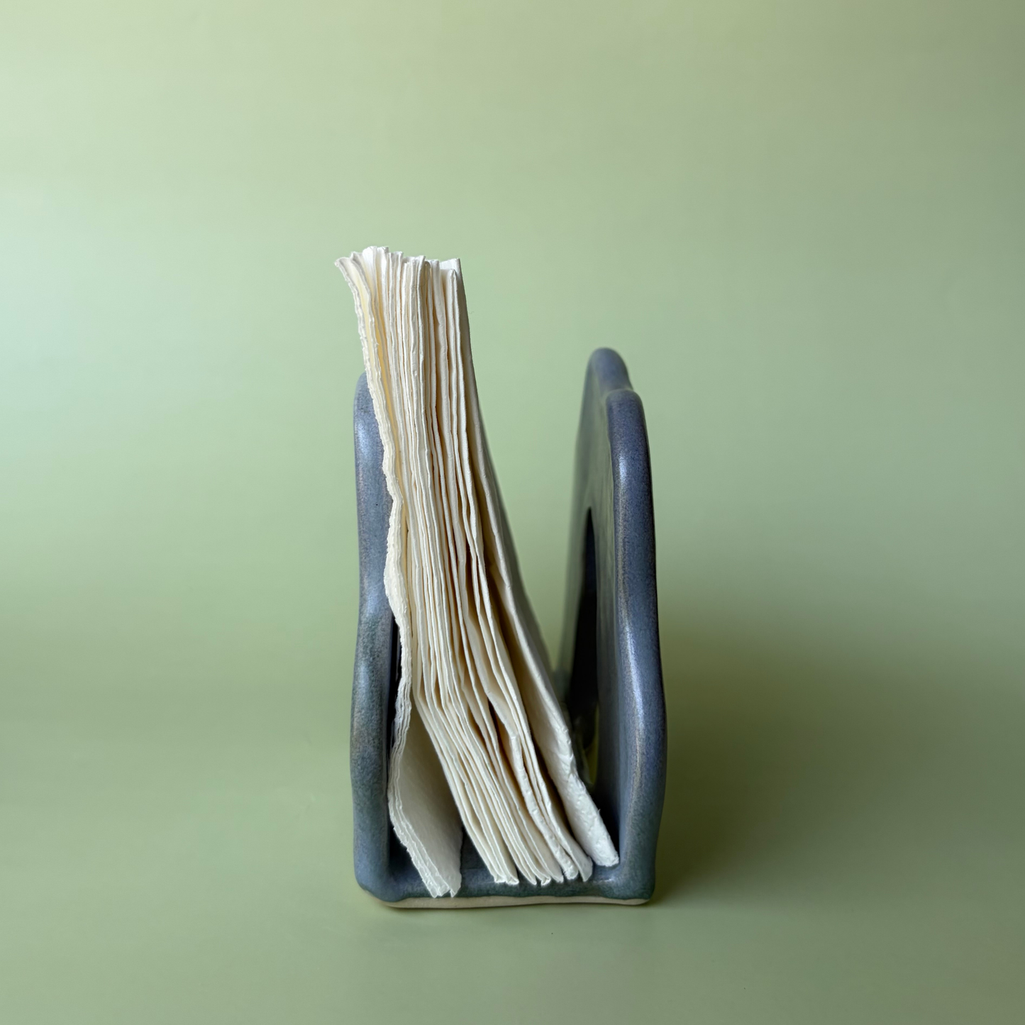 Wavy Napkin Holder in Storm (2)