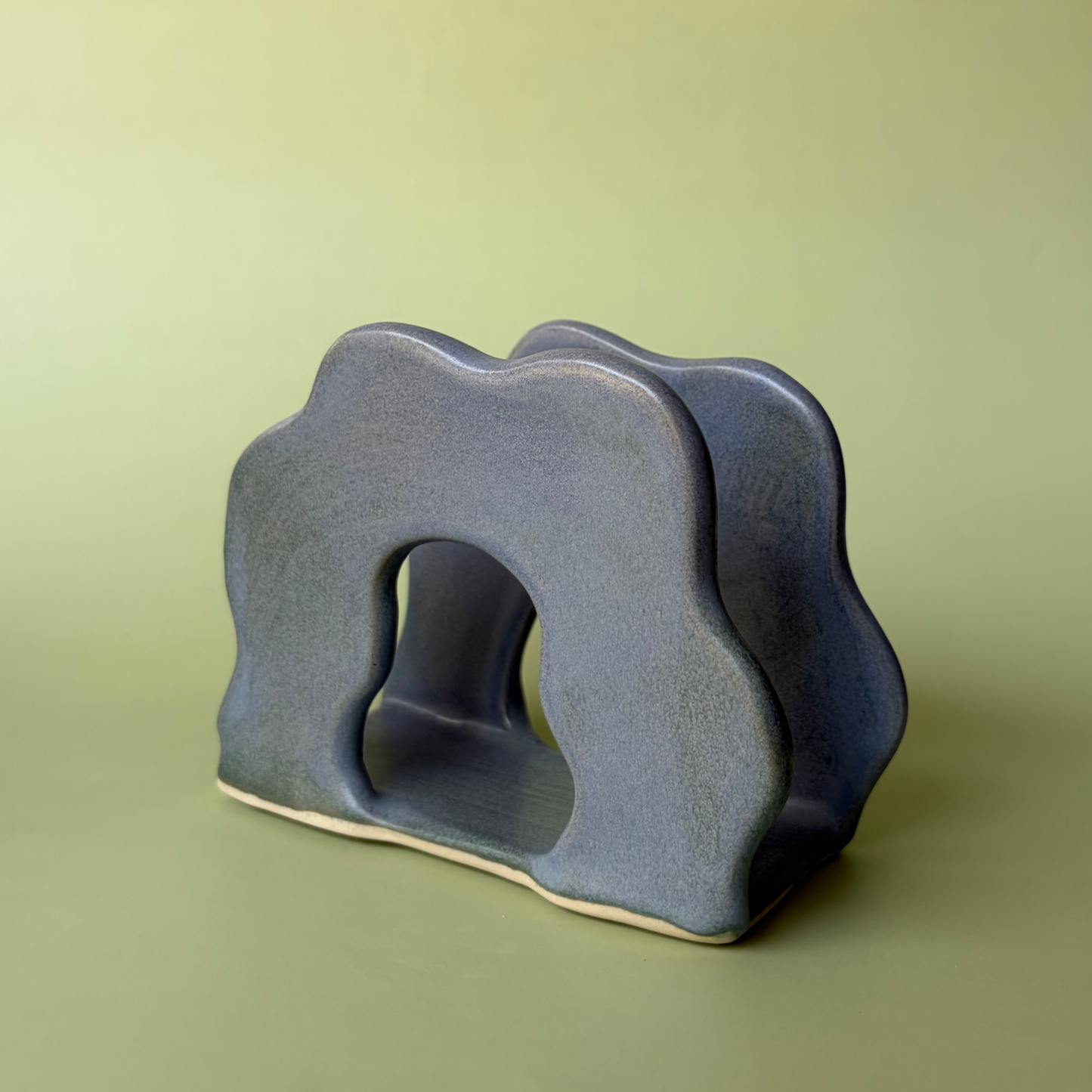 Wavy Napkin Holder in Storm (2)