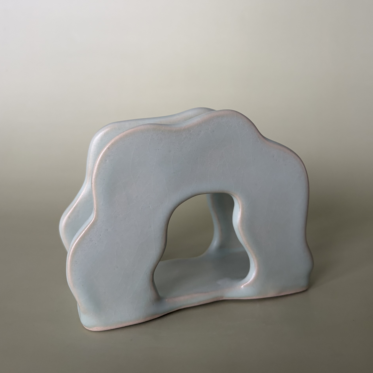 Wavy Napkin Holder in Lichen