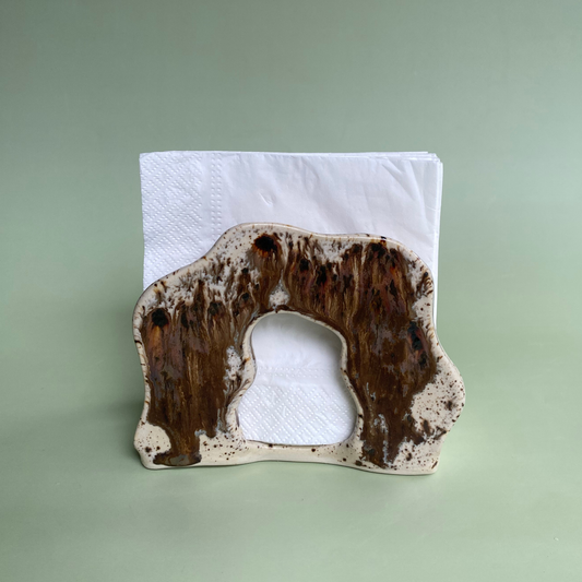 Wavy Napkin Holder in Appaloosa (2)