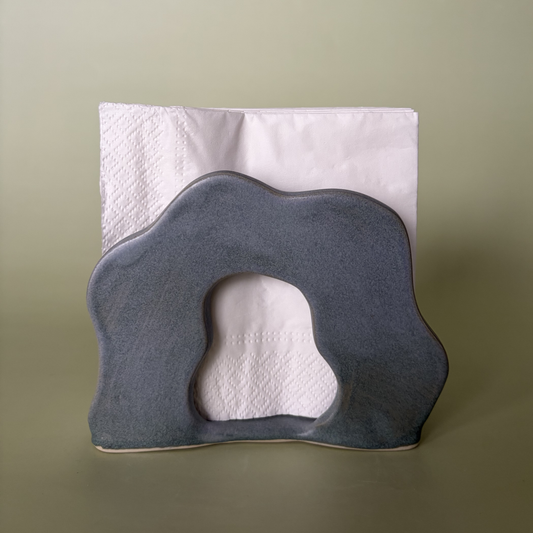 Wavy Napkin Holder in Storm