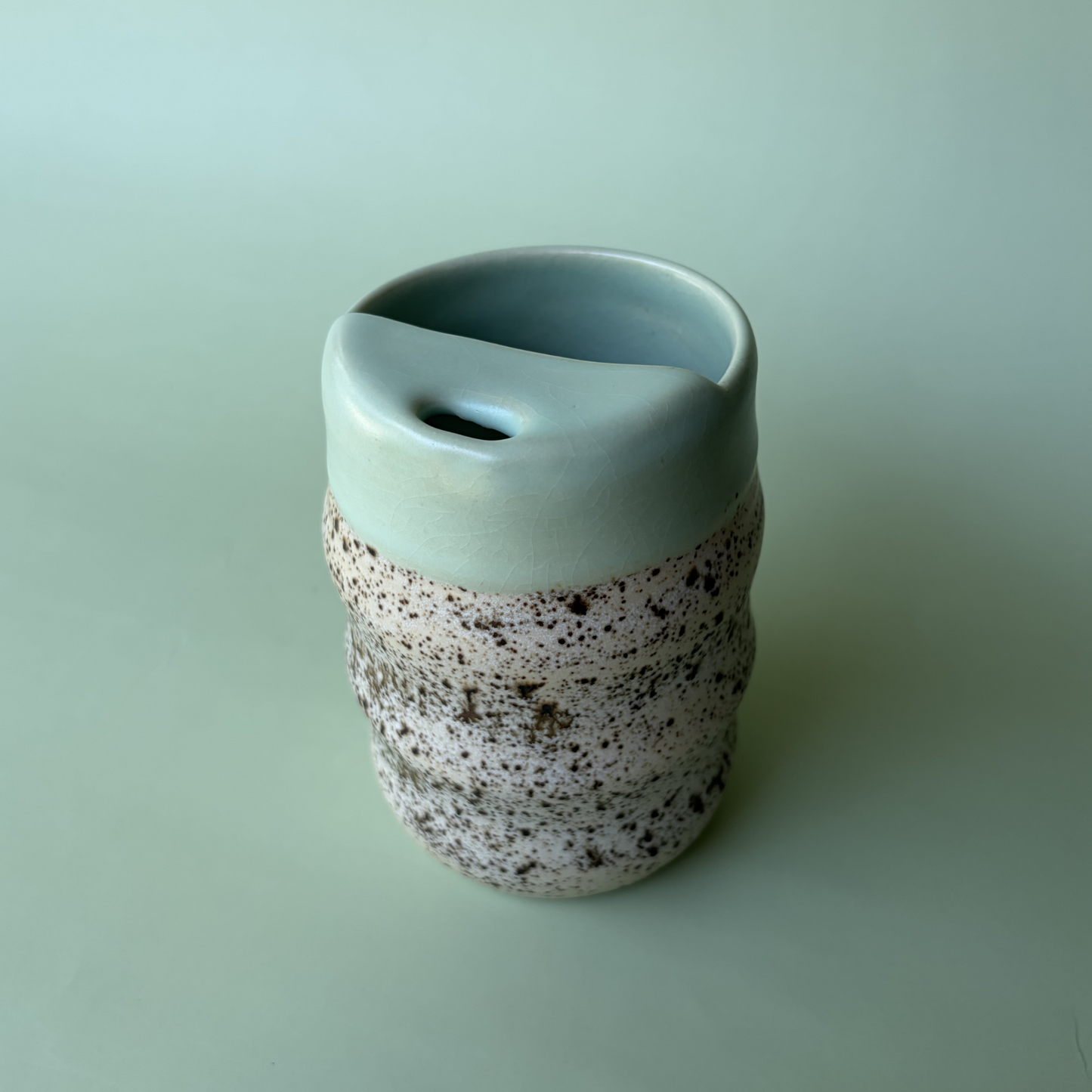 Wavy To-Go Cup in Lichen + Appaloosa (1)