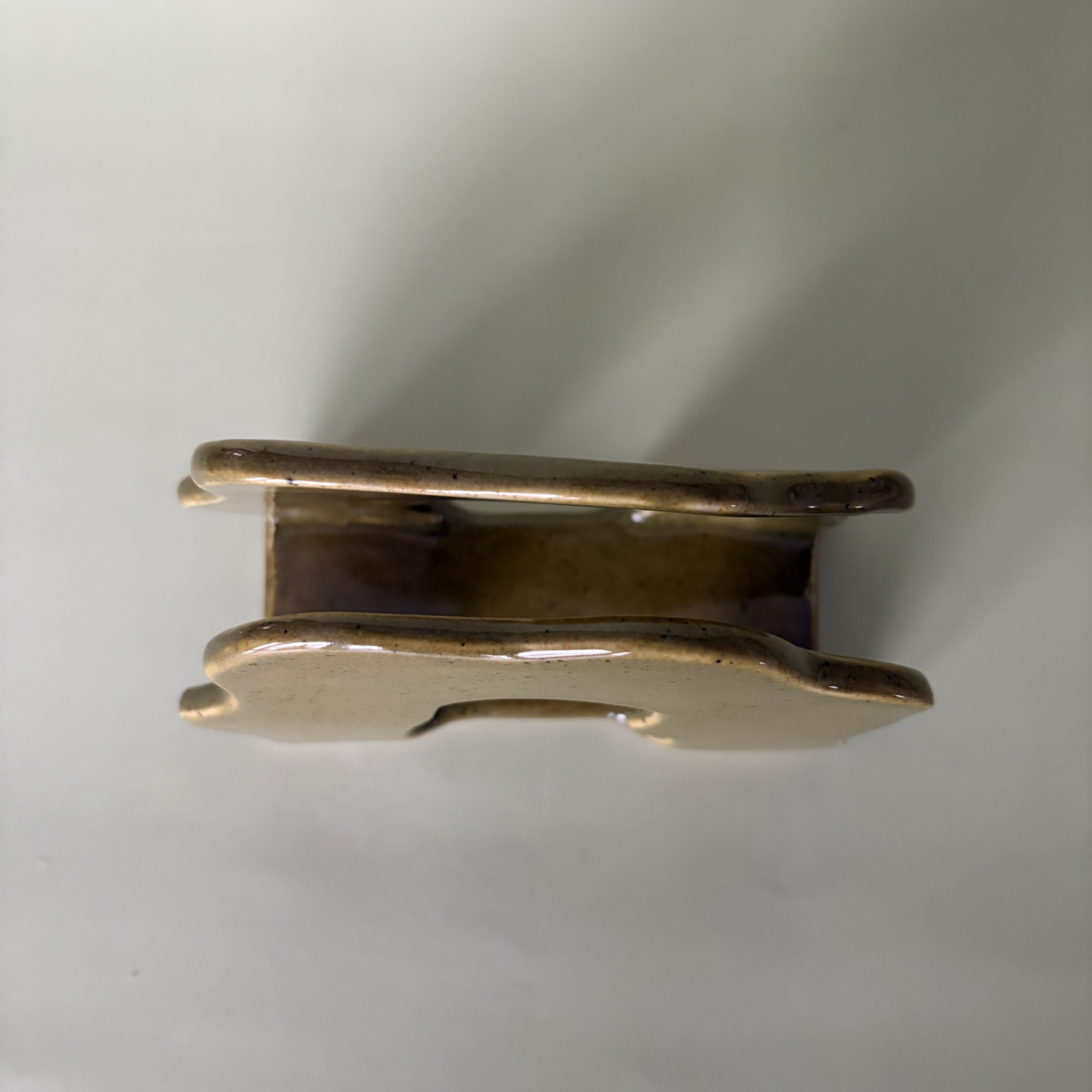 Wavy Napkin Holder in Capers