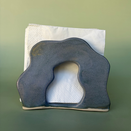 Wavy Napkin Holder in Storm (2)