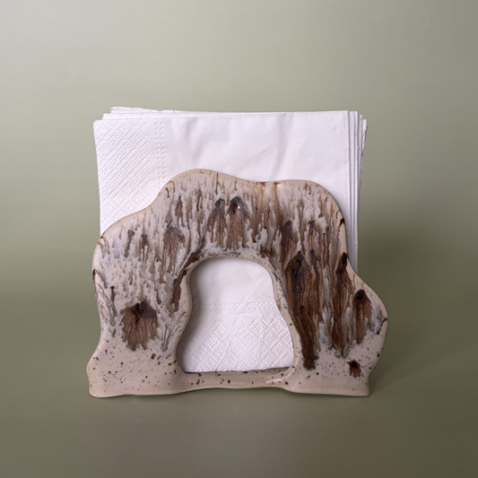 Wavy Napkin Holder in Appaloosa