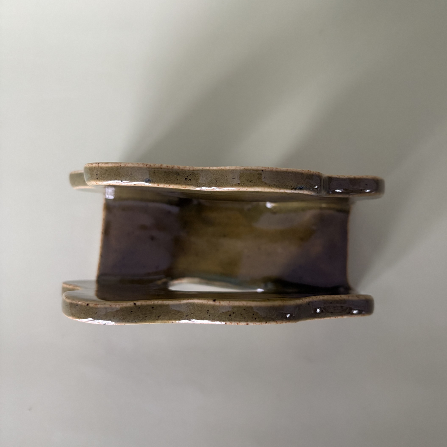 Wavy Napkin Holder in Capers