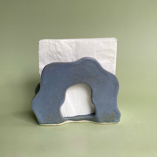 Wavy Napkin Holder in Storm (1)