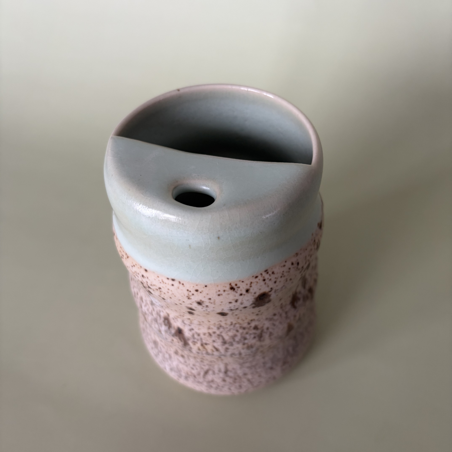 Wavy To-Go Cup in Lichen + Appaloosa