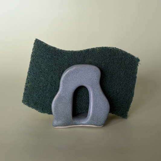 Wavy Sponge Holder in Storm