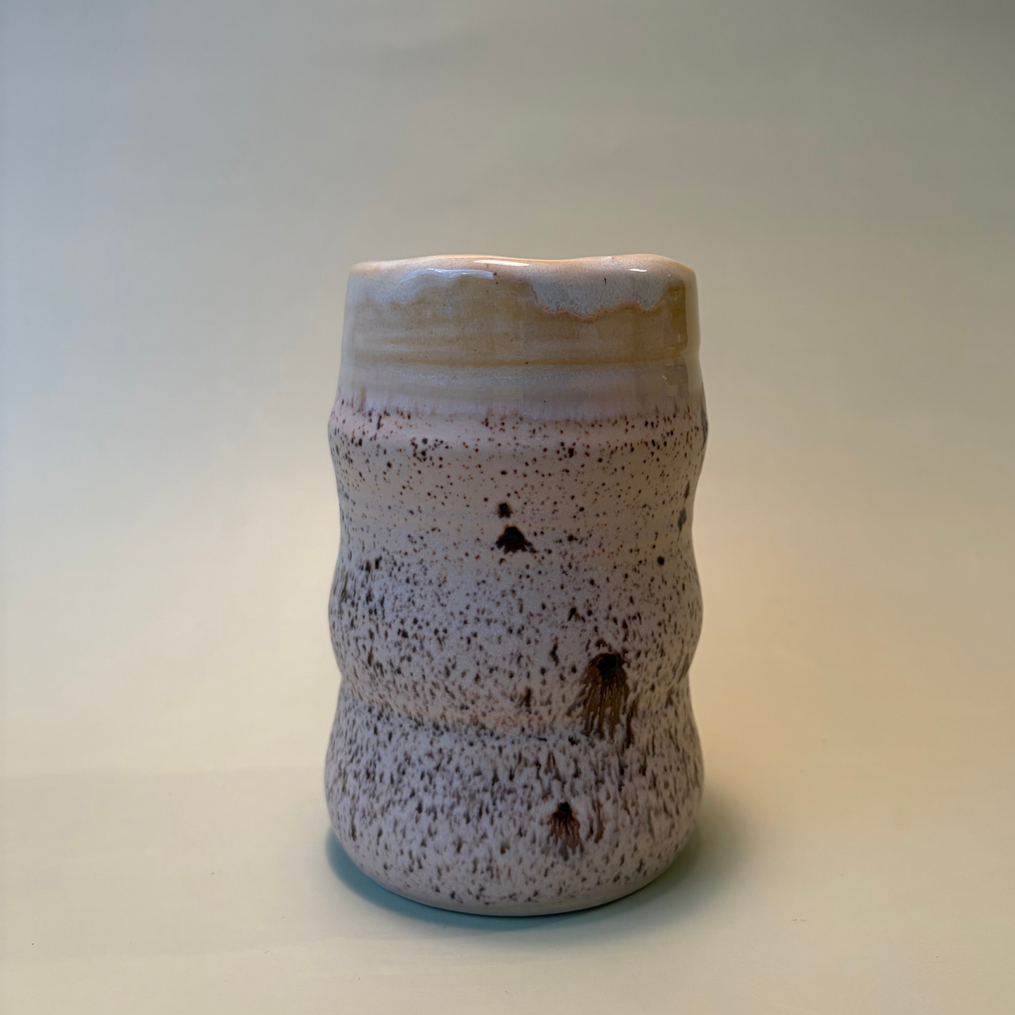 Wavy To-Go Cup in Custard + Appaloosa (1)