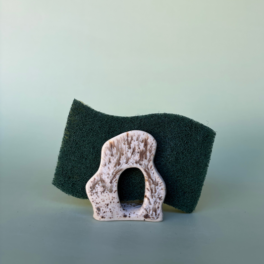 Wavy Sponge Holder in Appaloosa (2)
