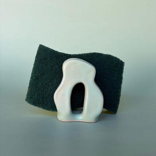 Wavy Sponge Holder in Lichen (4)