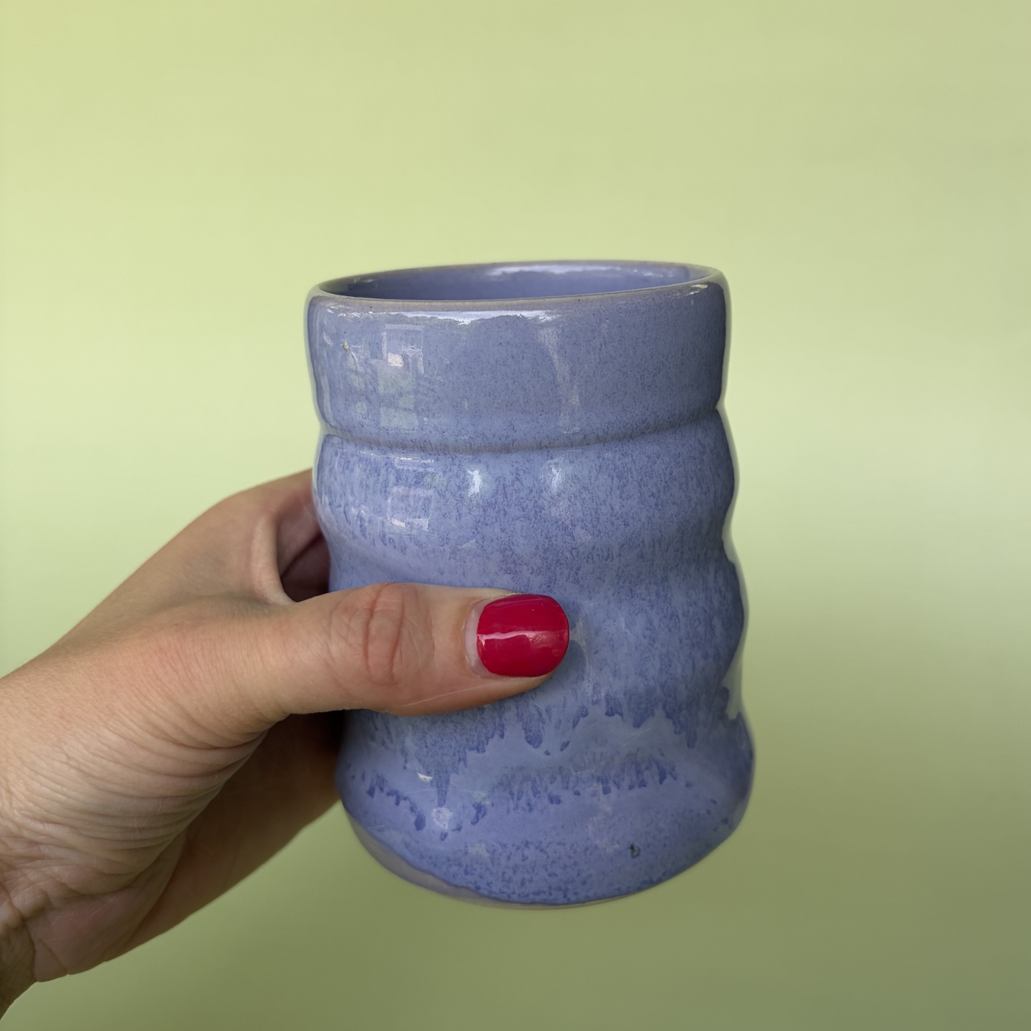 15 oz Wavy Cup in Wisteria