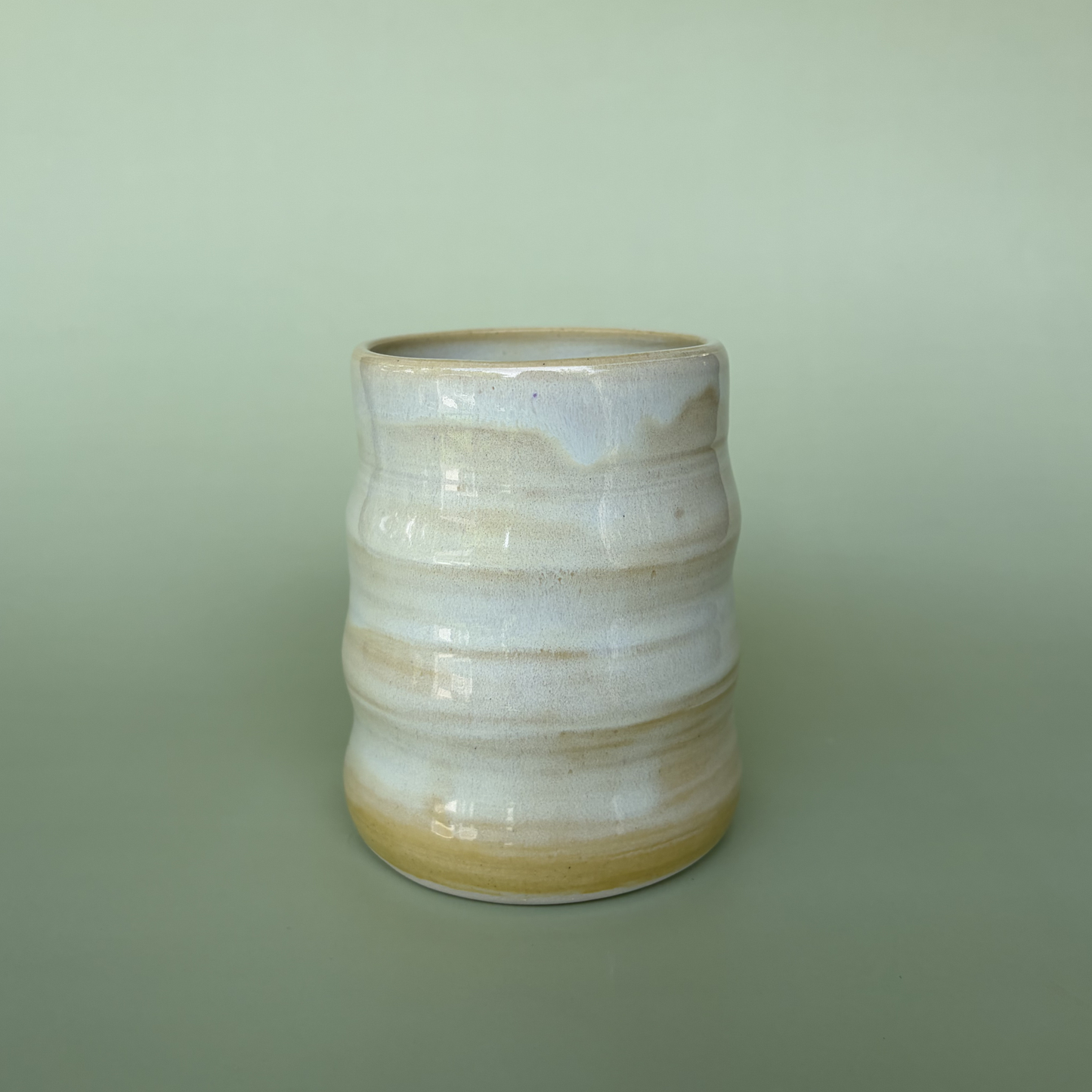 12 oz Wavy Cup in Custard