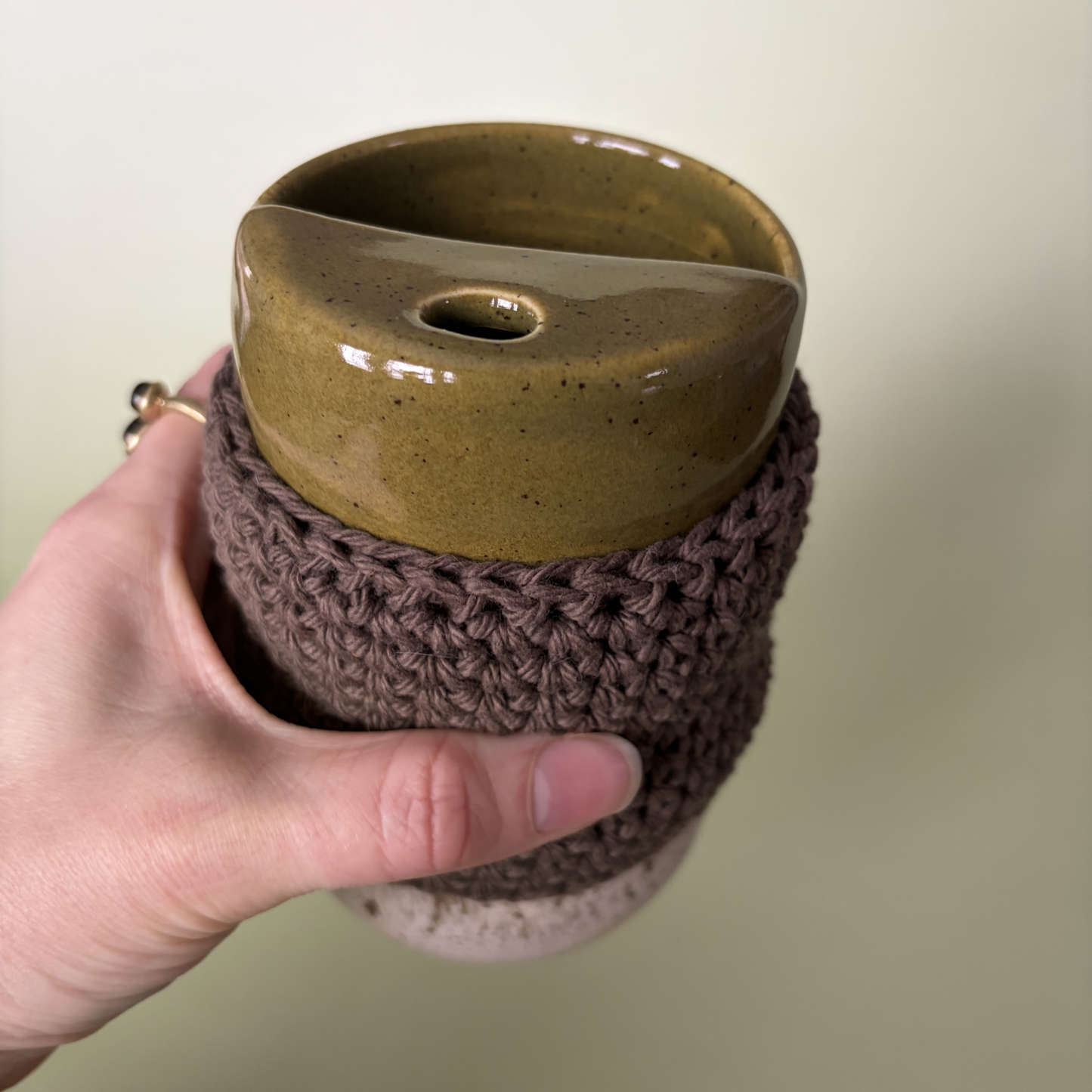 Cup Sleeve in Chocolate