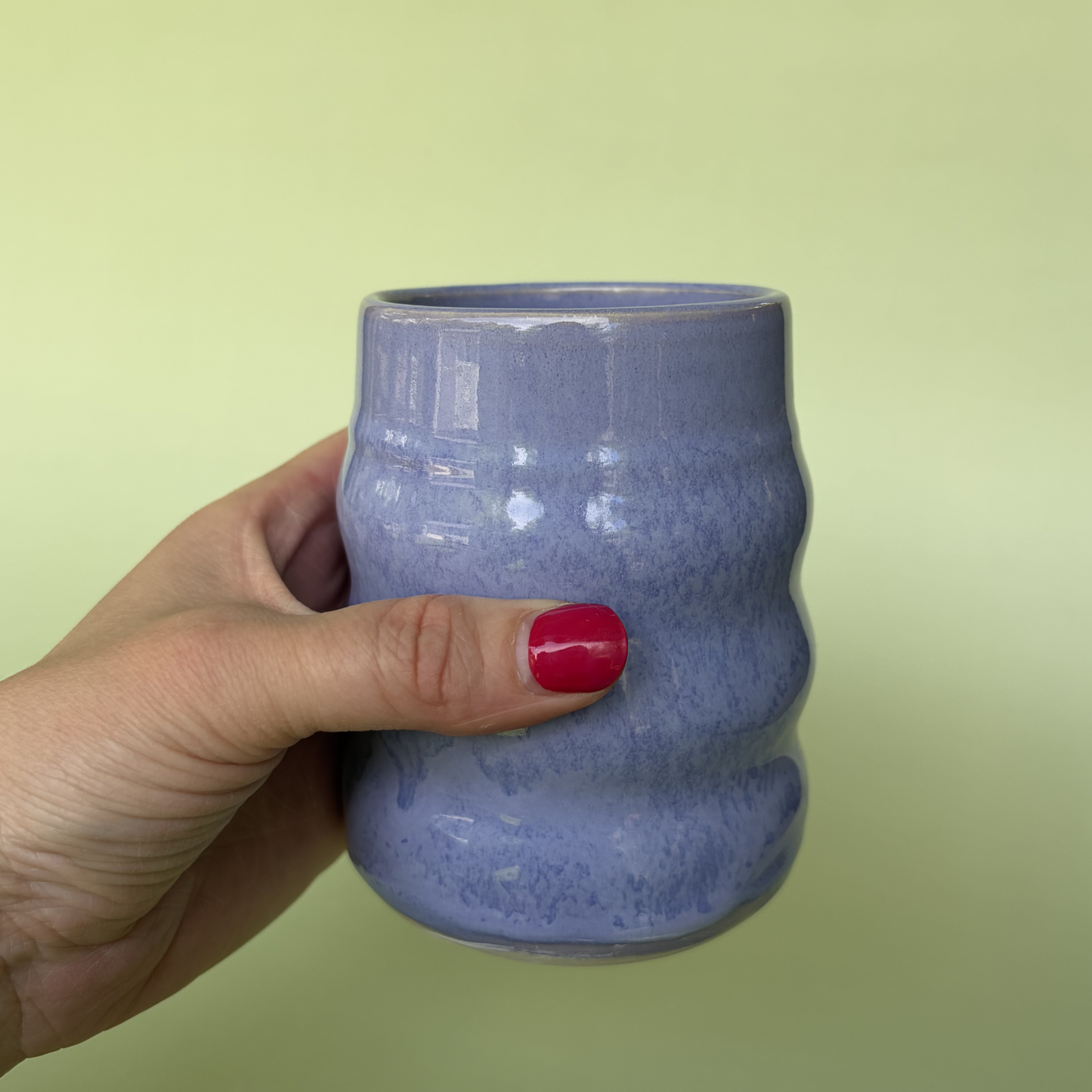 15 oz Wavy Cup in Wisteria