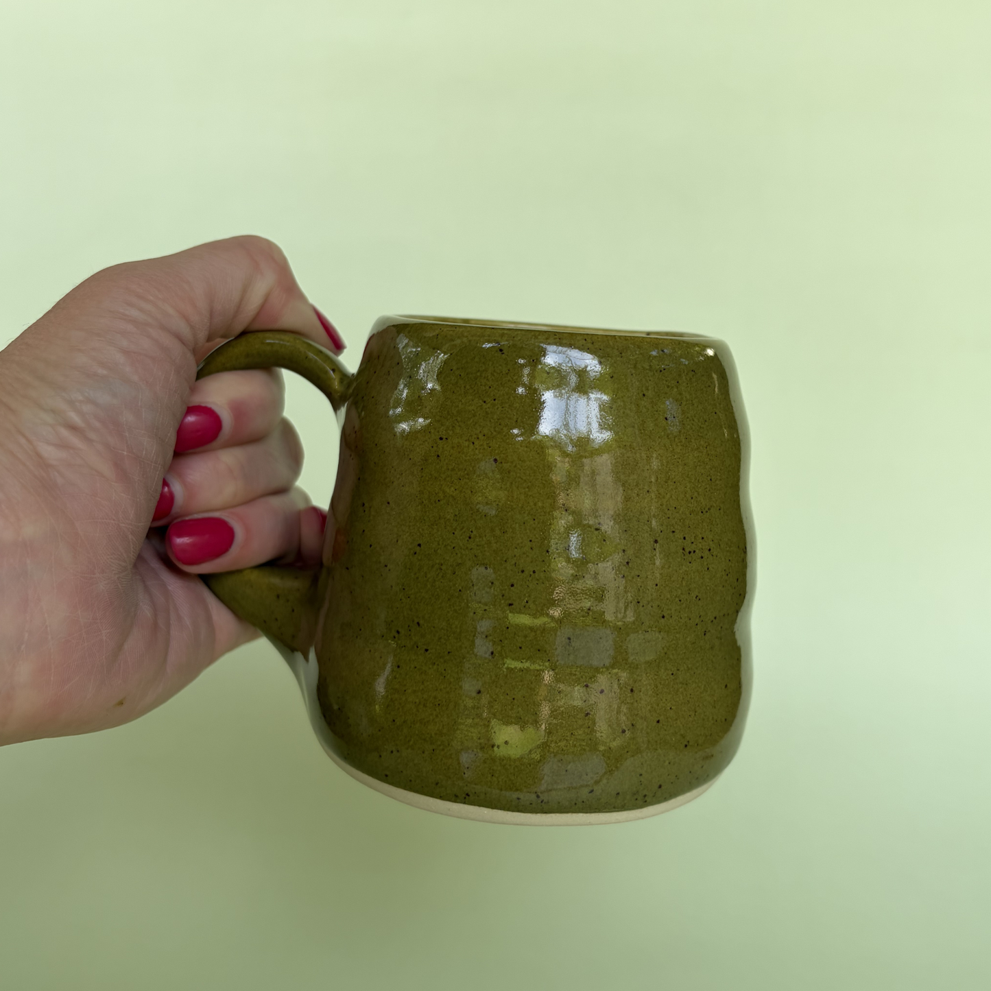 16 oz Wavy Mug in Capers