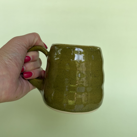 16 oz Wavy Mug in Capers