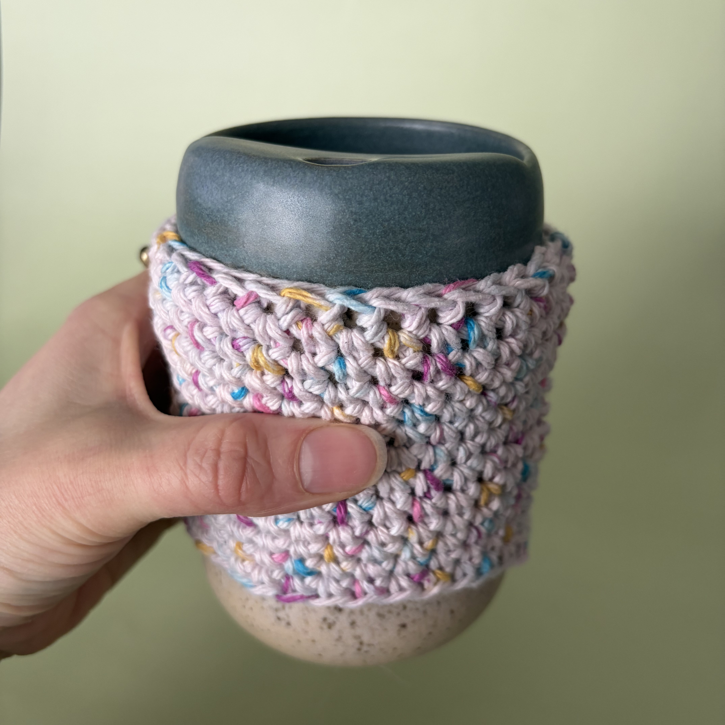 Cup Sleeve in Cotton Candy