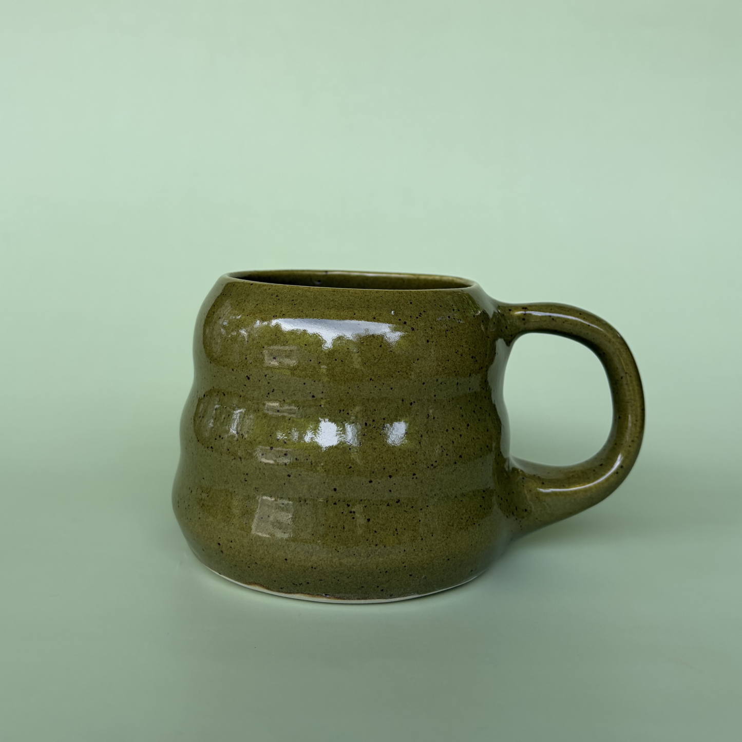 15 oz Wavy Mug in Capers