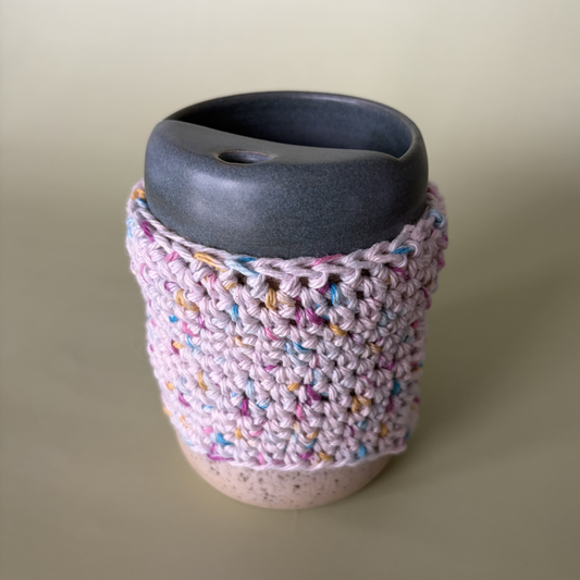 Cup Sleeve in Cotton Candy