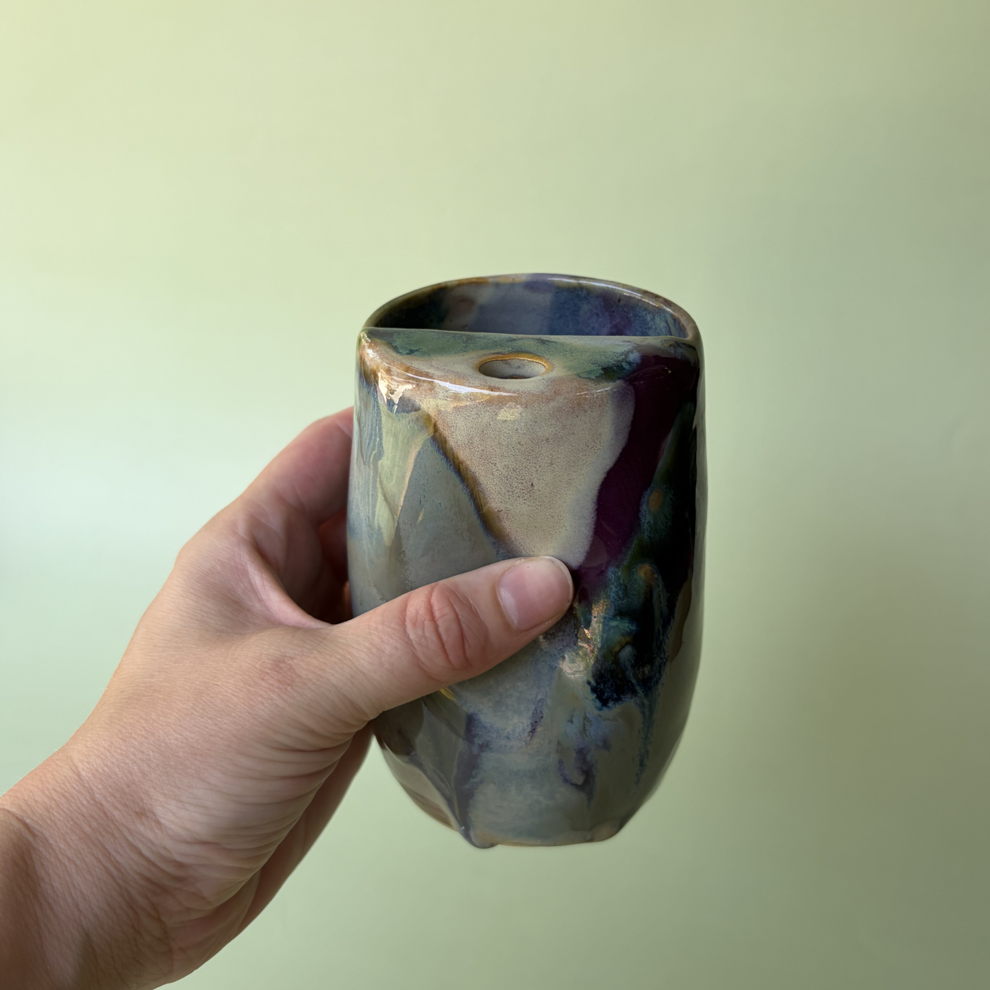 Color Drip Thumb To-Go Cup