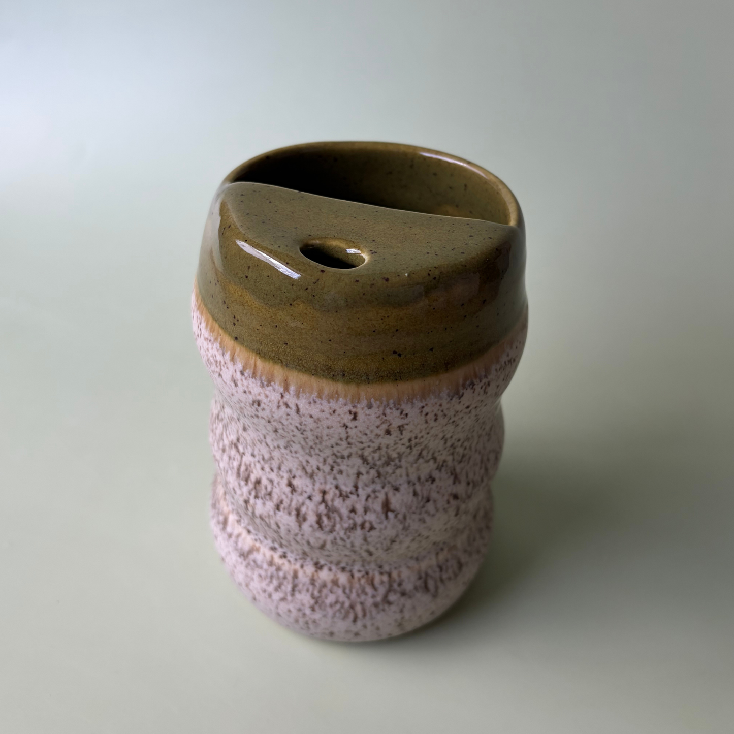 Wavy To-Go Cup in Capers + Appaloosa (1)