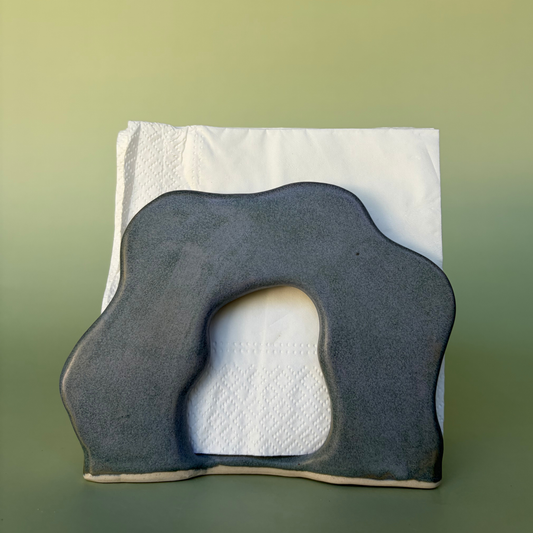 Wavy Napkin Holder in Storm (1)