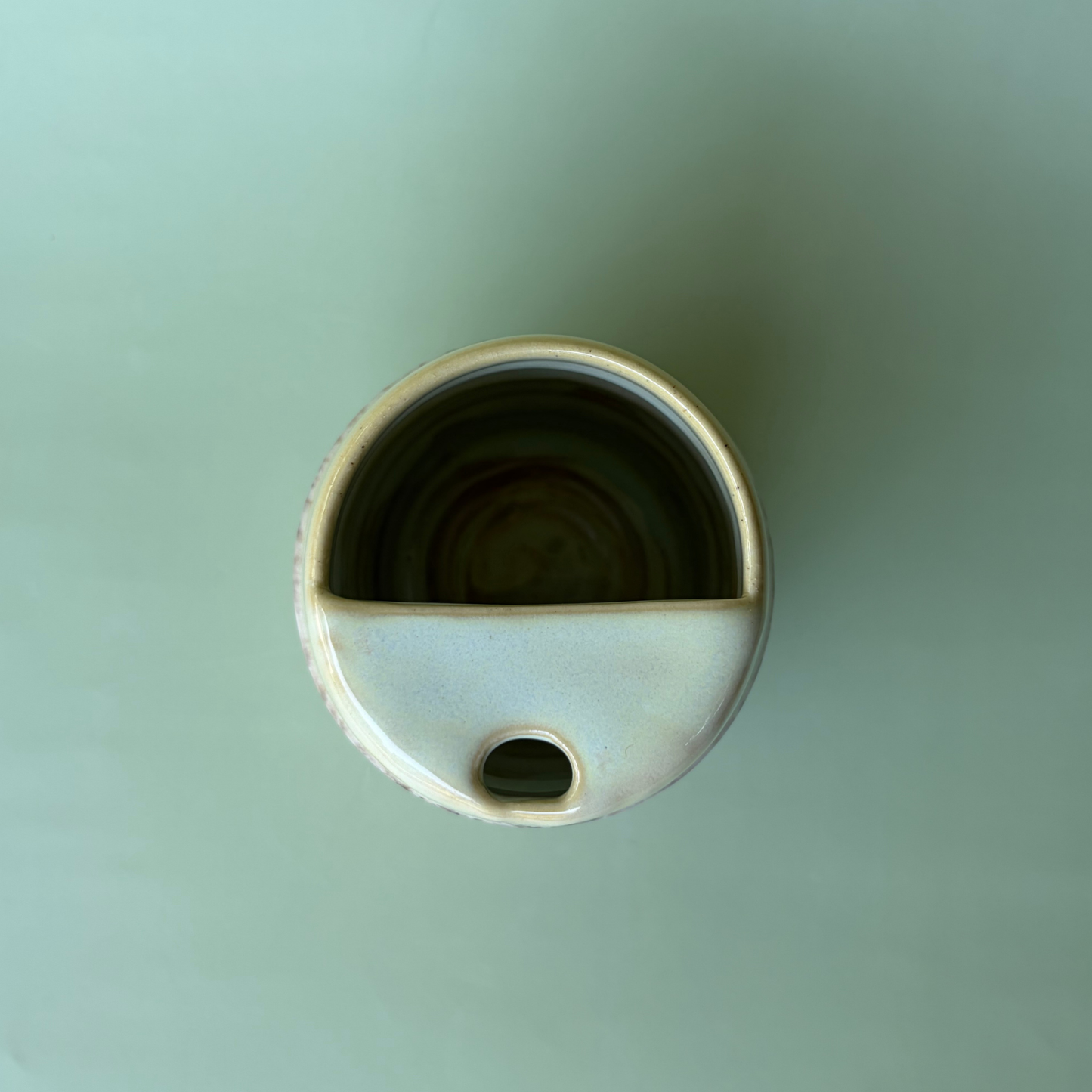 Wavy To-Go Cup in Custard + Appaloosa