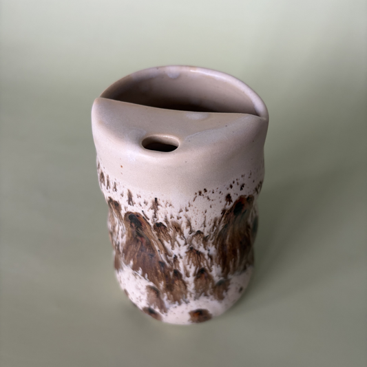 Wavy To-Go Cup in Marshmallow + Appaloosa