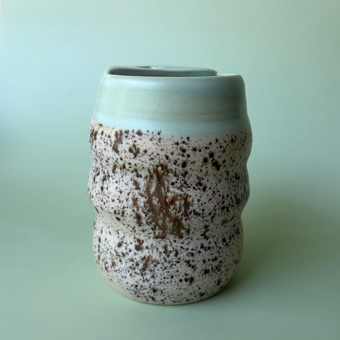 Wavy To-Go Cup in Lichen + Appaloosa (2)