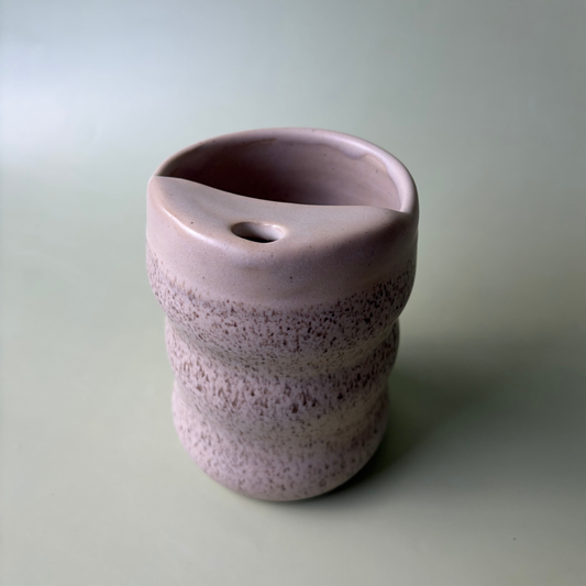 Wavy To-Go Cup in Marshmallow + Appaloosa (2)