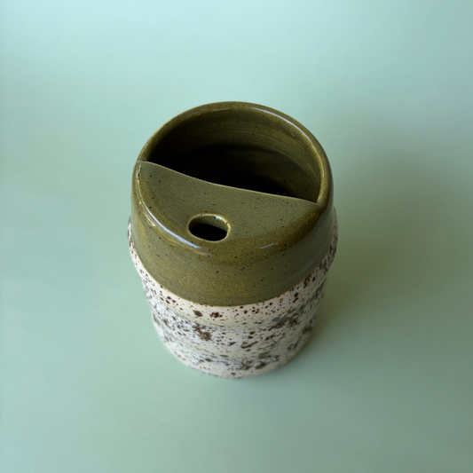 Wavy To-Go Cup in Capers + Appaloosa