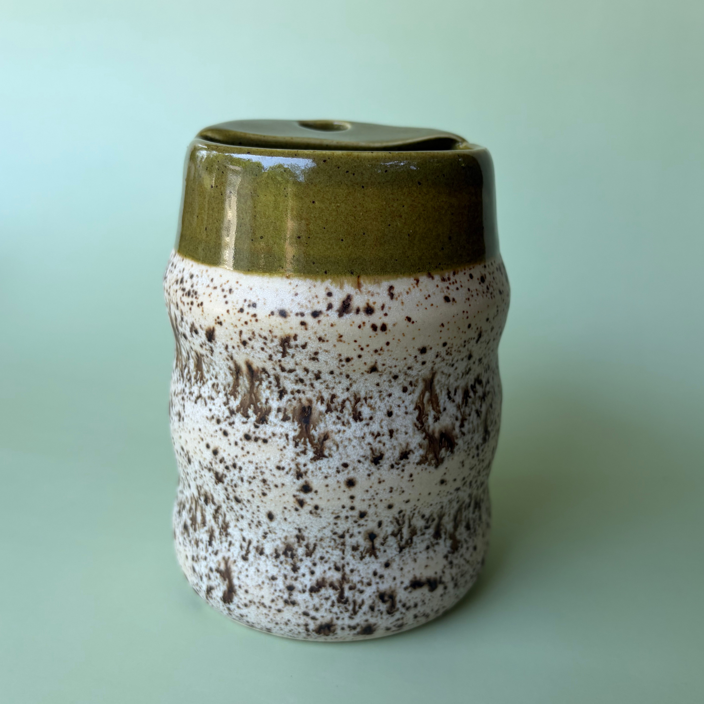 Wavy To-Go Cup in Capers + Appaloosa